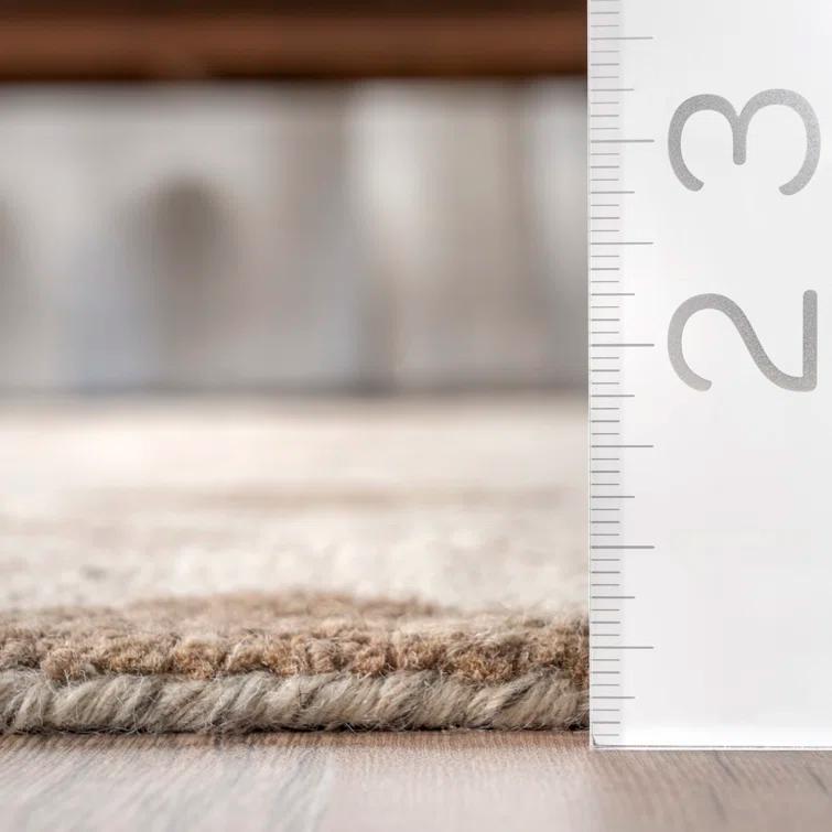 Arvin Olano x Rugs USA Trellis Wool Beige Area Rug