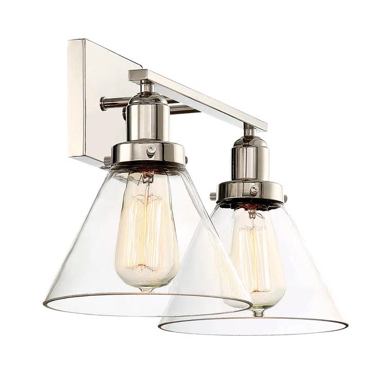 Catalina 2 Light Transparent Dimmable Vanity Light