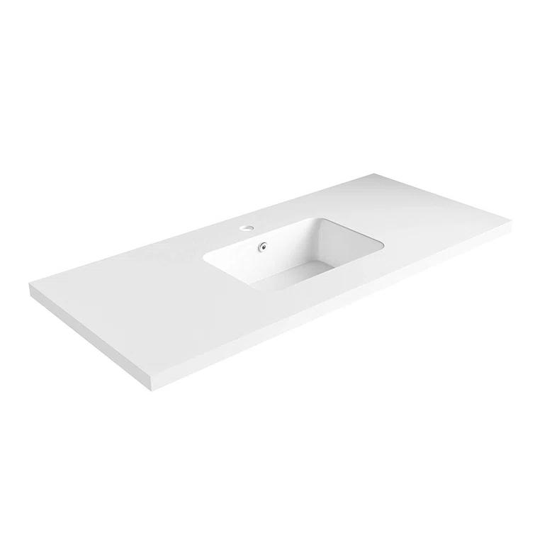 Dyconn Faucet 51'' Single Bathroom Vanity Top with Sink