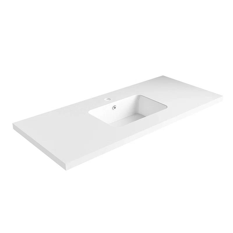 Dyconn Faucet 51'' Single Bathroom Vanity Top with Sink