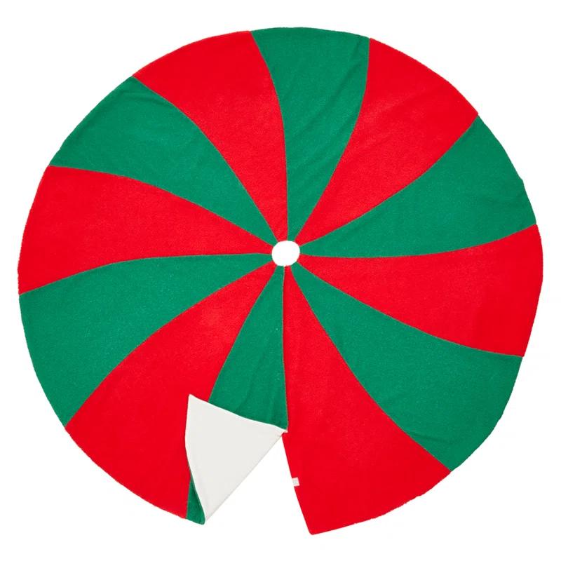 Saro Merry and Bright Candy Cane Tree Skirts