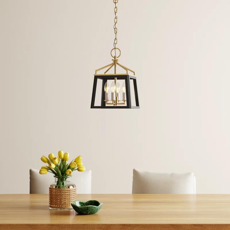 Birch Lane™ 4 - Light Dimmable Lantern Geometric Chandelier