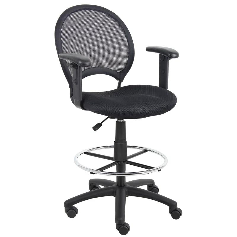 Boss Office Products Mesh Drafting Chair