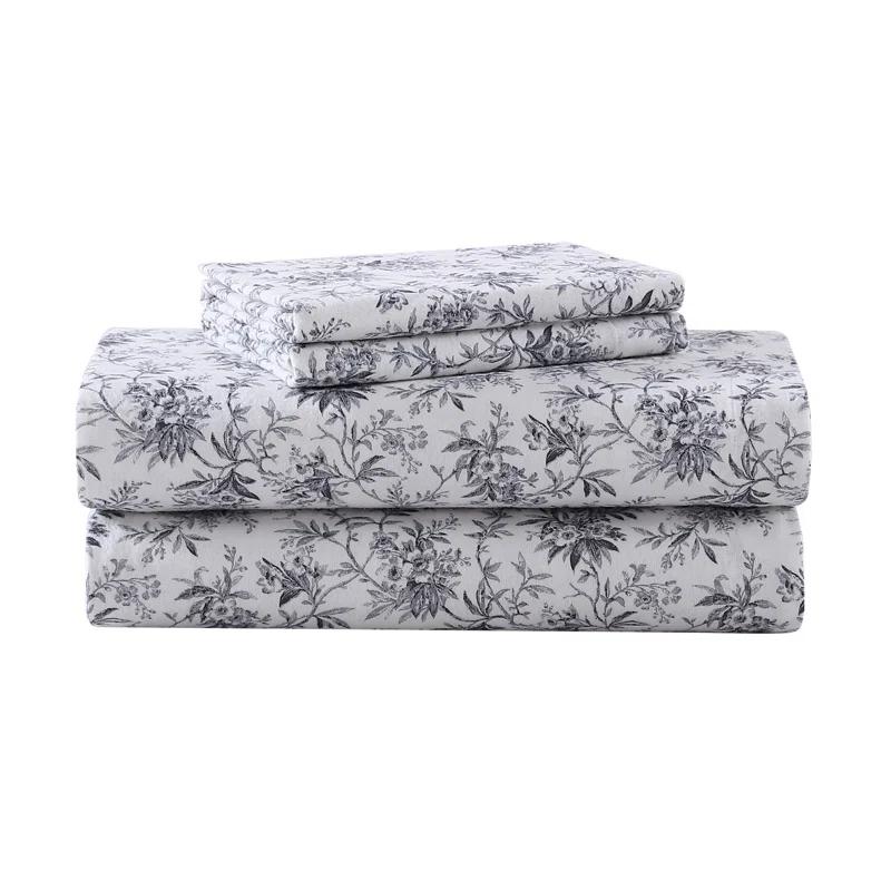 Laura Ashley Laura Ashley Cotton Flannel Cozy Sheet Sets