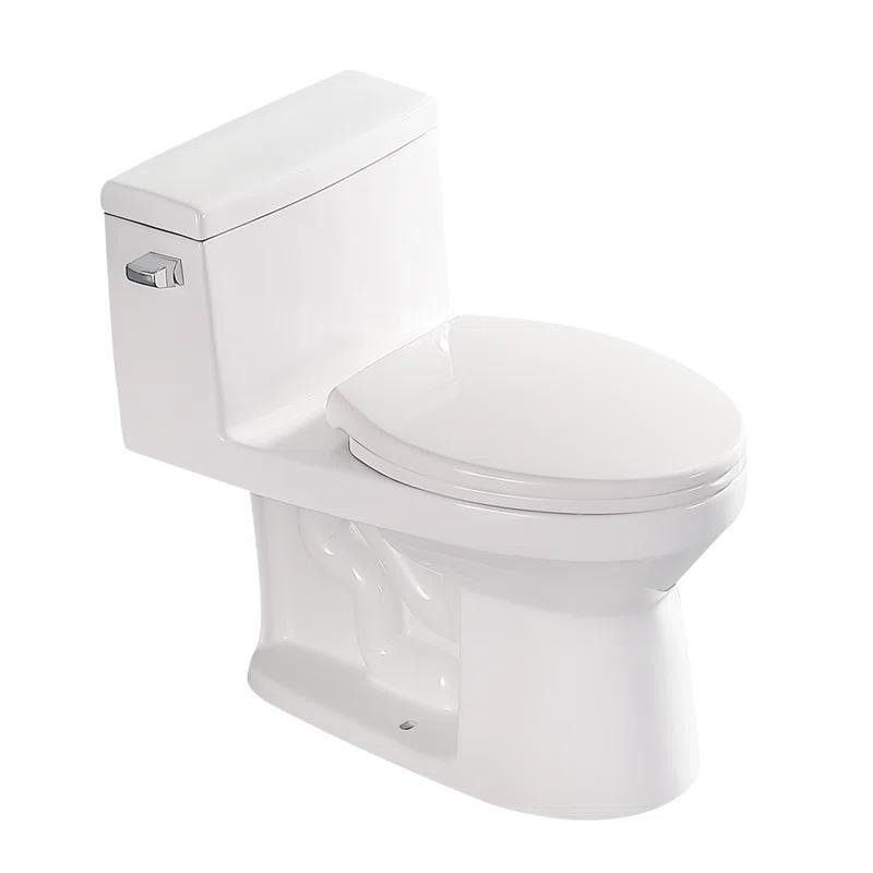 Lordear H-MTLC-T133 Lordear 1.28 Gallons GPF Elongated Comfort Height Floor Mounted One-Piece Toilet (Seat Included)