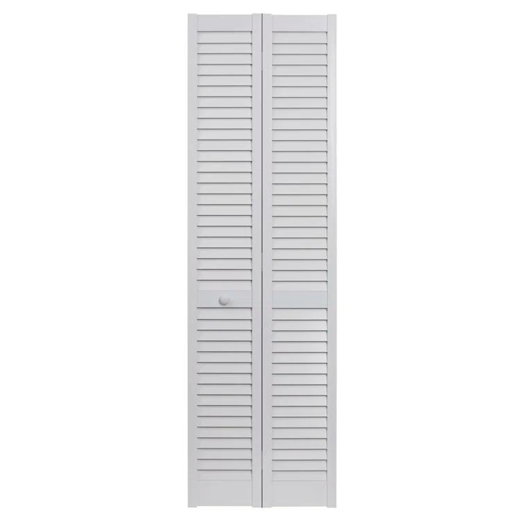 LTL Home Products Seabrooke Louvered PVC Bi-Fold Door & Reviews | Wayfair