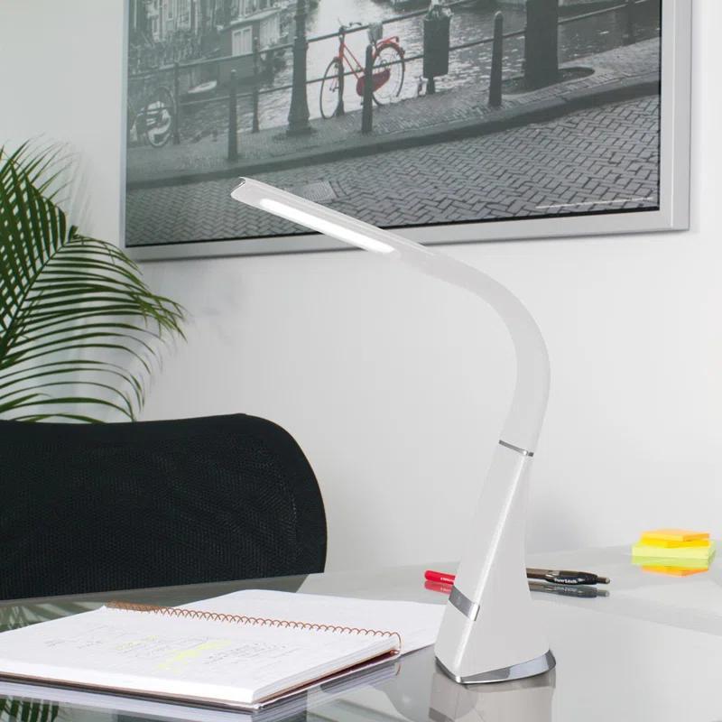 OttLite OttLite Wellness Recharge LED Desk LampPortable, Dimmable & Flexible Gooseneck, Rechargeable Battery