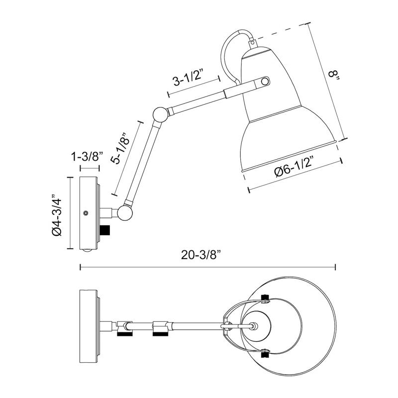 Alora Mood Felix Dimmable Vanity Light