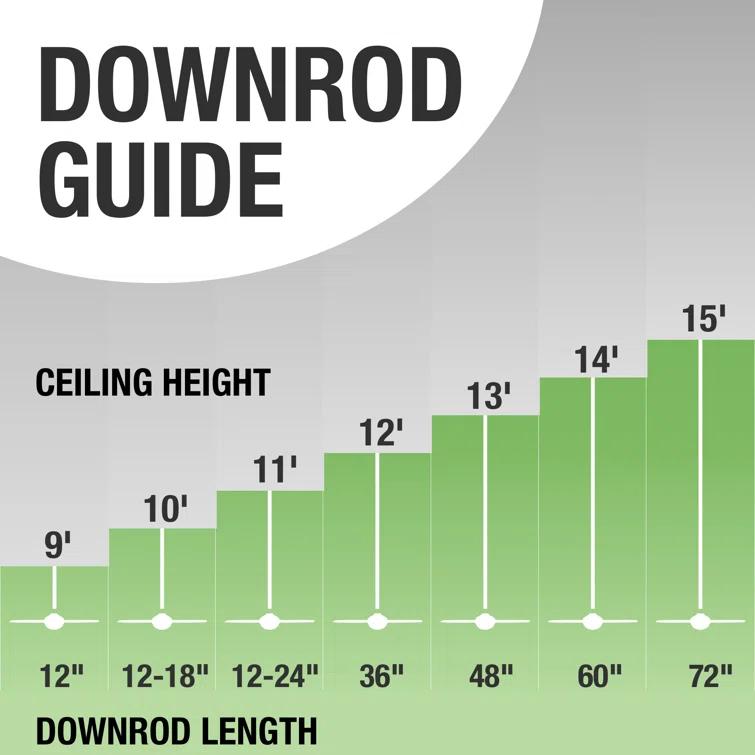 Hunter Fan Fresh Ceiling Fan Downrod