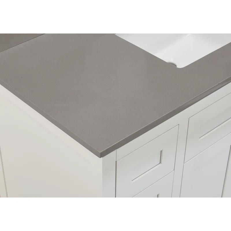 Madrid 49'' Composite Single Bathroom Vanity Top with Sink