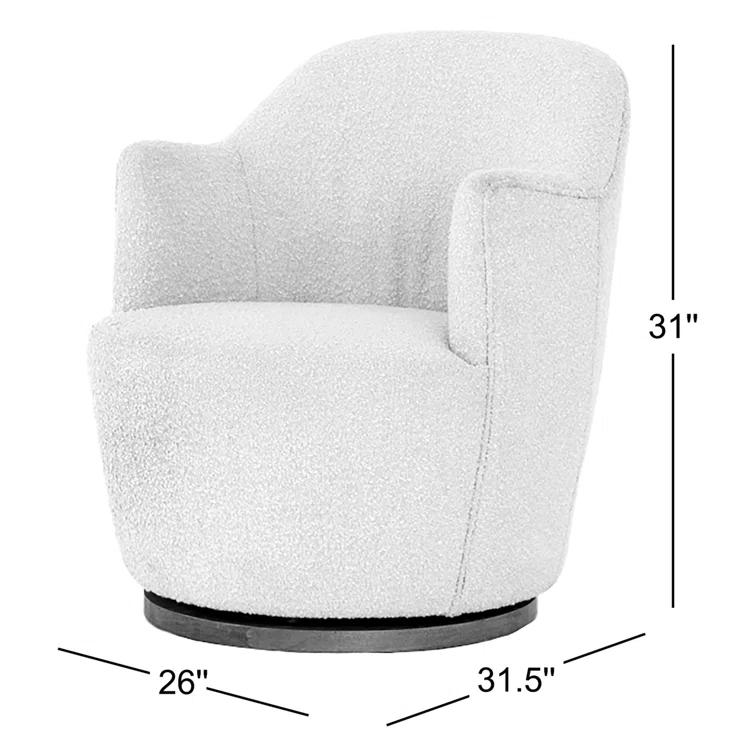 Margie Swivel Chair - Slate