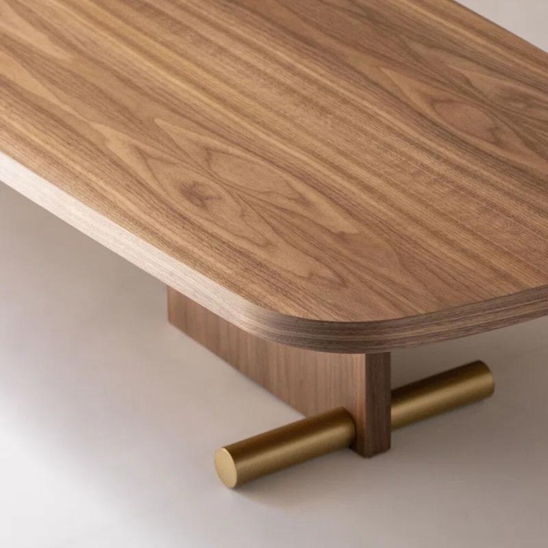 Nomon Nova Solid Wood Top Single Coffee Table