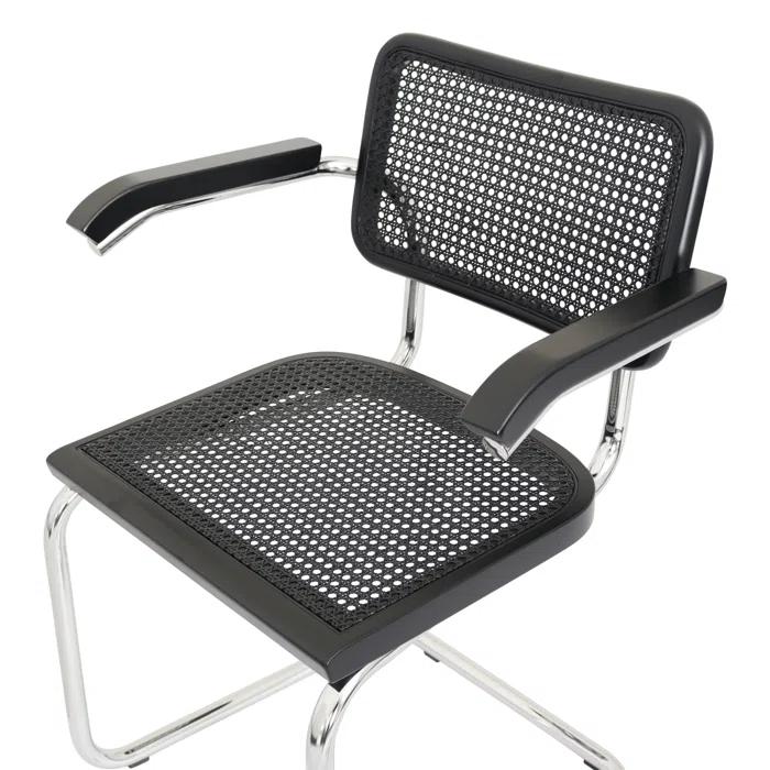 Breuer Chair Company Marcel Breuer Cesca Cane Cantilever Dining Armchair Arm Chair