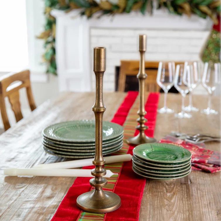 Park Hill Collection Southern Classic 100% Aluminum Tabletop Candlestick