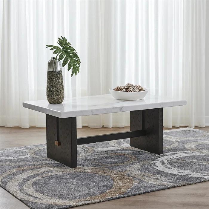 Lark Manor™ Cuzzocrea Marble Top Single Coffee Table