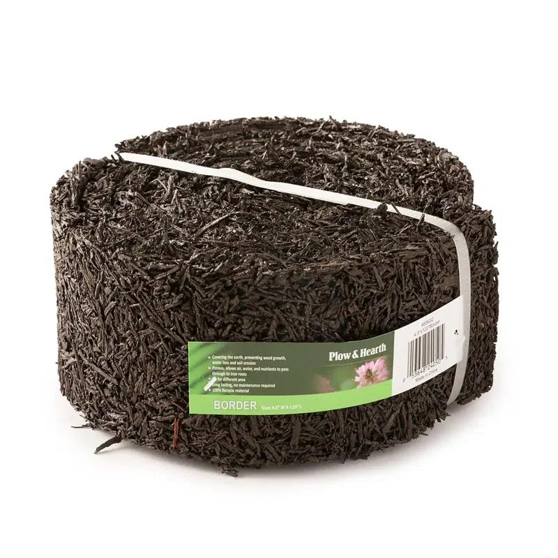 Evergreen Enterprises, Inc Perma Mulch Recycled Rubber Garden Border Edging, 120" L