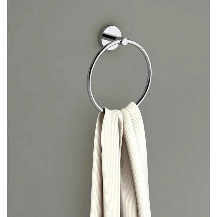 APLusee Wall Mounted Stainless Steel Bathroom Towel Ring AE101