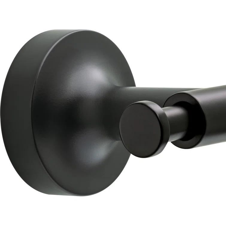 Franklin Brass Voisin Double Towel Hook Bath Hardware Accessory in Matte Black VOI35-MB