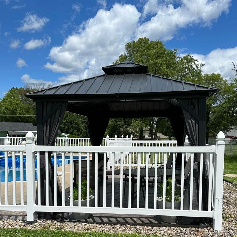 Purple Leaf Aluminum Patio Gazebo