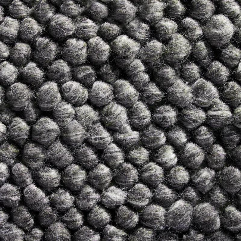 Town & Country Terra Olea Bubble Texture Handcrafted Area Rug Grey