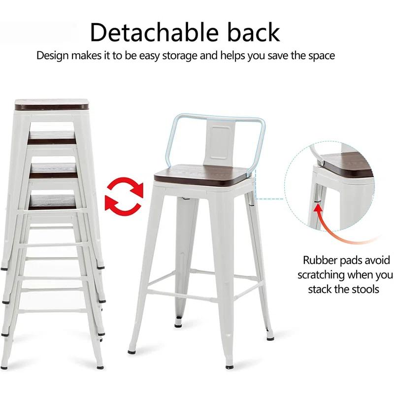 Tauber Swivel Counter Stool (Set of 4)