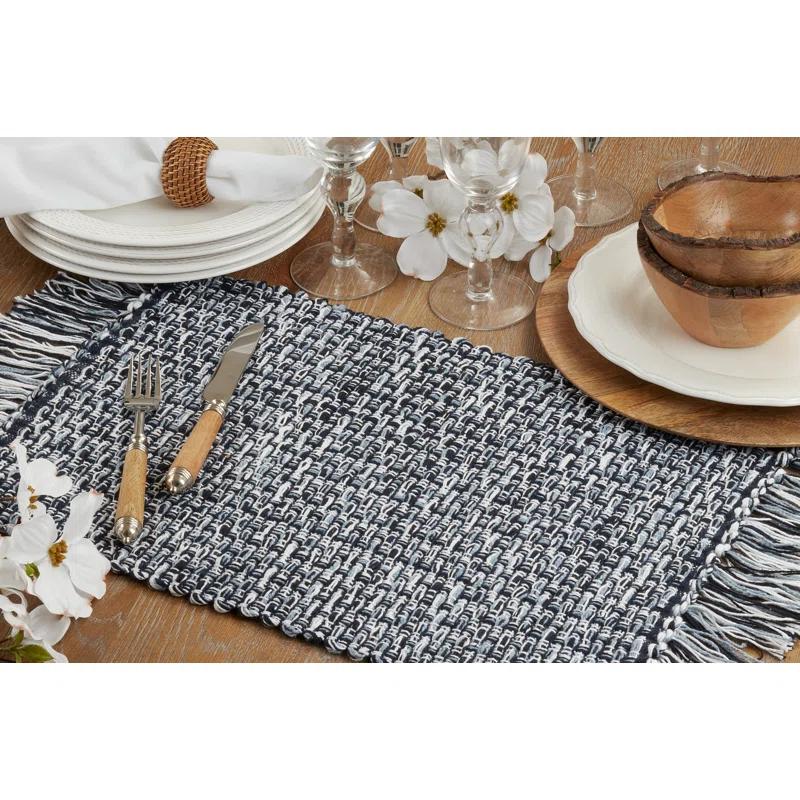 Saro Indie Collection Cotton Rectangle Placemat (Set of 4)