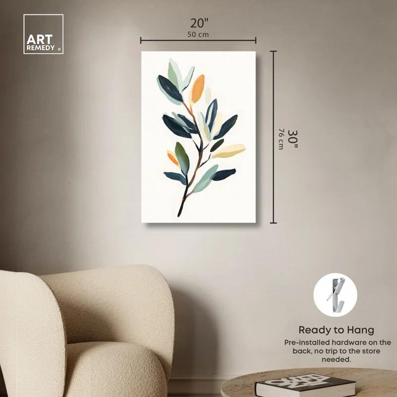 Art Remedy Prismatic Grove I Canvas Retro Poster Art by Art Remedy