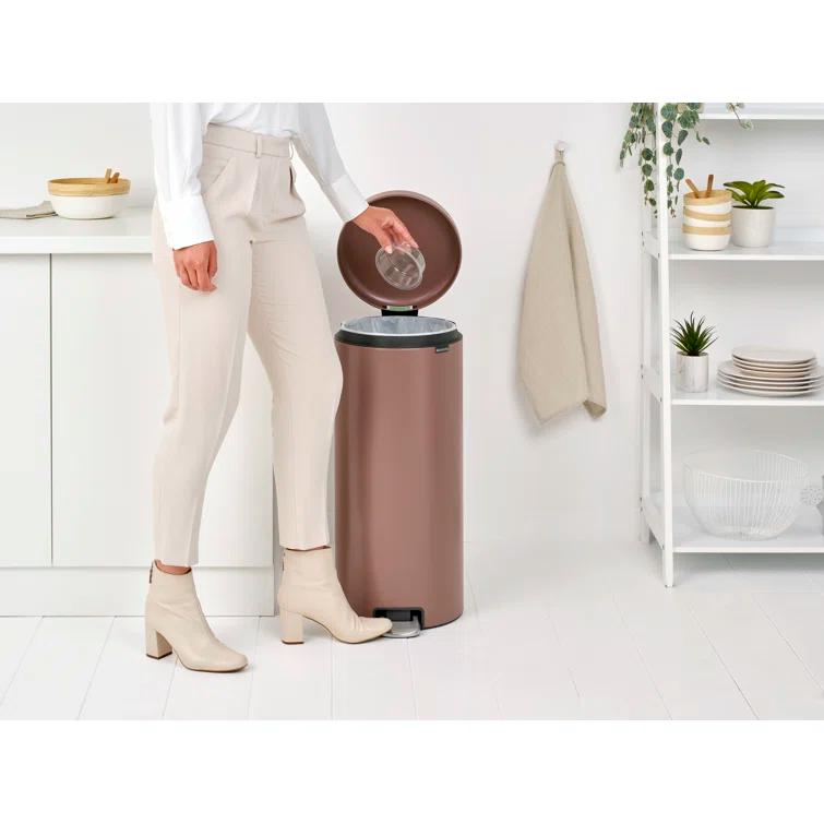 Brabantia NewIcon Step On Trash Can, 8 Gallon (30 Liter)
