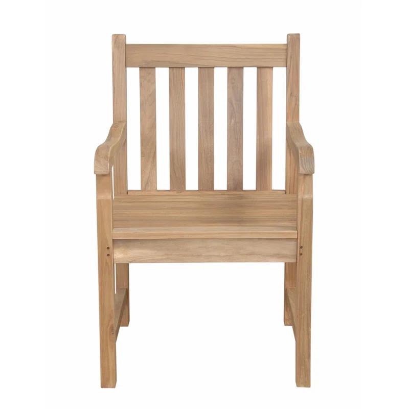Anderson Teak Braxton Wood Outdoor Dining Armchair