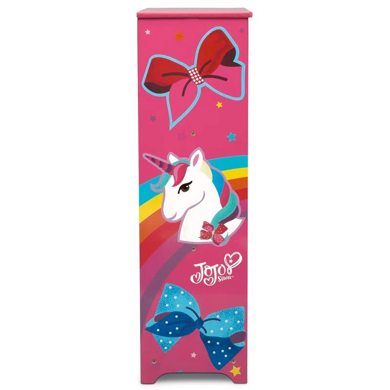 Delta Children Rainbow Unicorn Deluxe 37.5" Bookcase