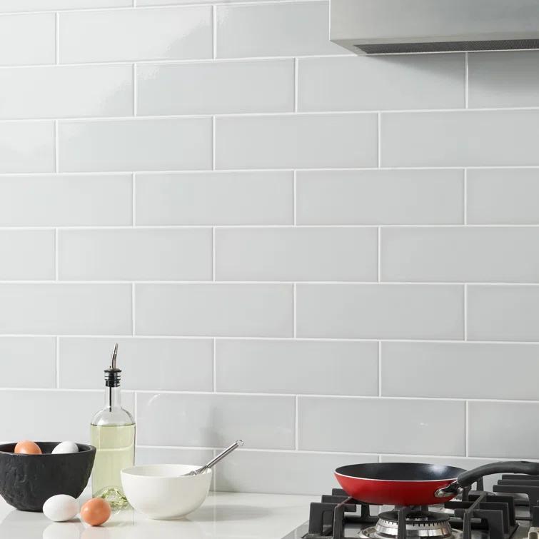 Bond Tile Remington 3.93 in. x 11.81 in. Polished Porcelain Subway Wall Tile (13.55 Sq. Ft. / Case) & Reviews | AllModern
