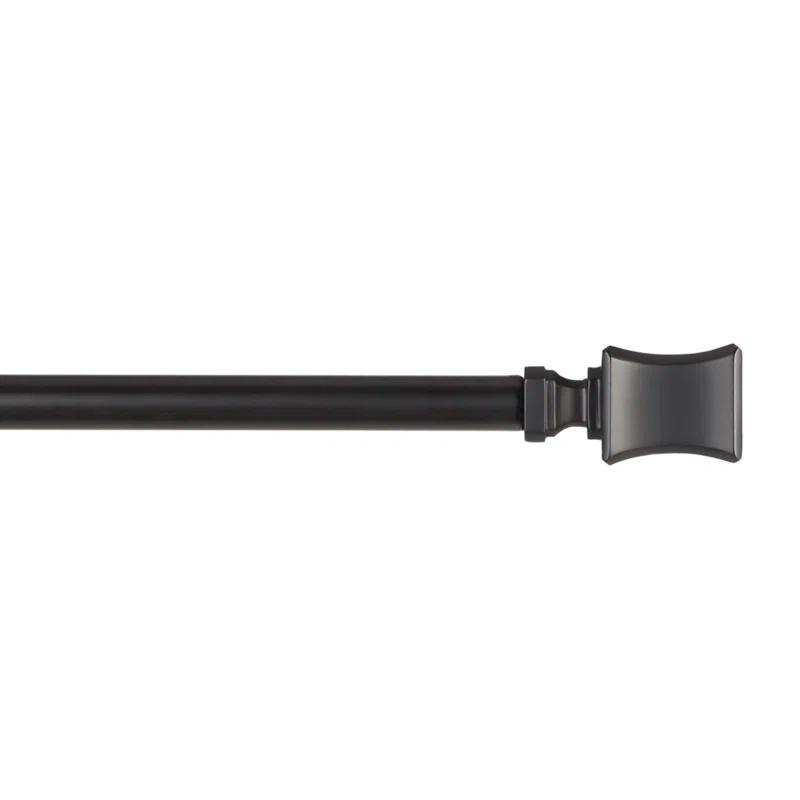 Amalgamated Textiles Adjustable Single Curtain Rod