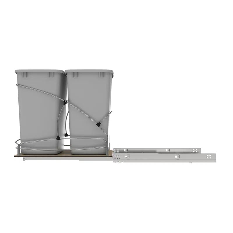 Rev-A-Shelf Rev-A-Shelf Double 27 qt. Pullout Trash Containers