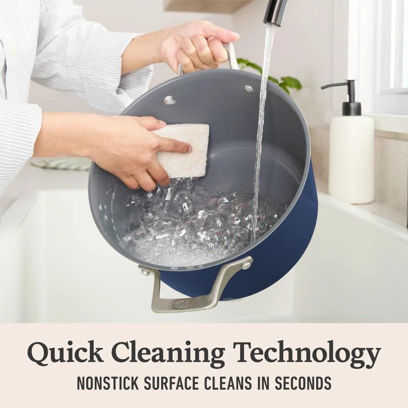 Calphalon Calphalon  Premier Nonstick 7-Qt. Dutch Oven with Lid, Midnight Blue