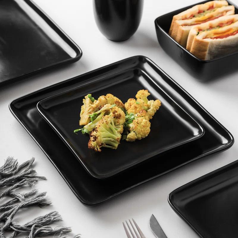 Stone Lain Amy 24-Piece Dinnerware Set Porcelain & Reviews | Wayfair