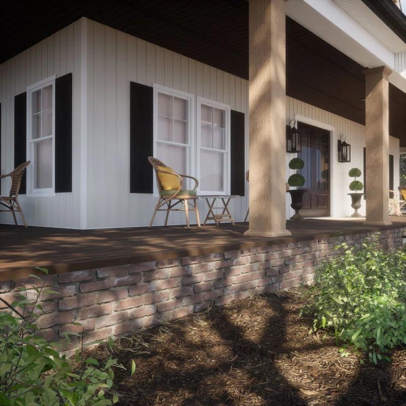 Ekena Millwork EverStone Aged Brick Faux Brick Panel