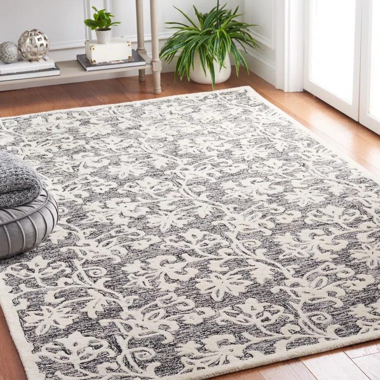 Martha Stewart Rugs Msr Metro Martha Stewart Hand Tufted Wool Pile Floral Rug