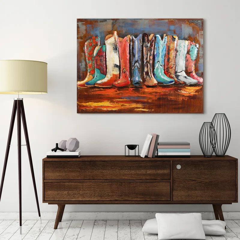 weilaicheng Unframed Painting on Metal