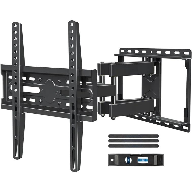 BEACHWATER POOL & SPA, LLC TV Wall Mount For 32-65 Inch TV, TV Mount With Swivel And Tilt, Full Motion TV Bracket With Articulating Dual Arms, Fits 16Inch Studs, Max VESA 400X400 Mm, 99Lbs