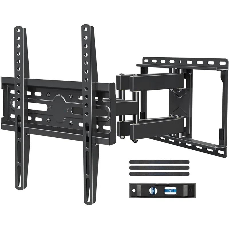 BEACHWATER POOL & SPA, LLC TV Wall Mount For 32-65 Inch TV, TV Mount With Swivel And Tilt, Full Motion TV Bracket With Articulating Dual Arms, Fits 16Inch Studs, Max VESA 400X400 Mm, 99Lbs