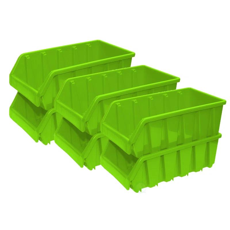 Rebrilliant Rebrilliant Plastic Decorative Bin (Set of 6)