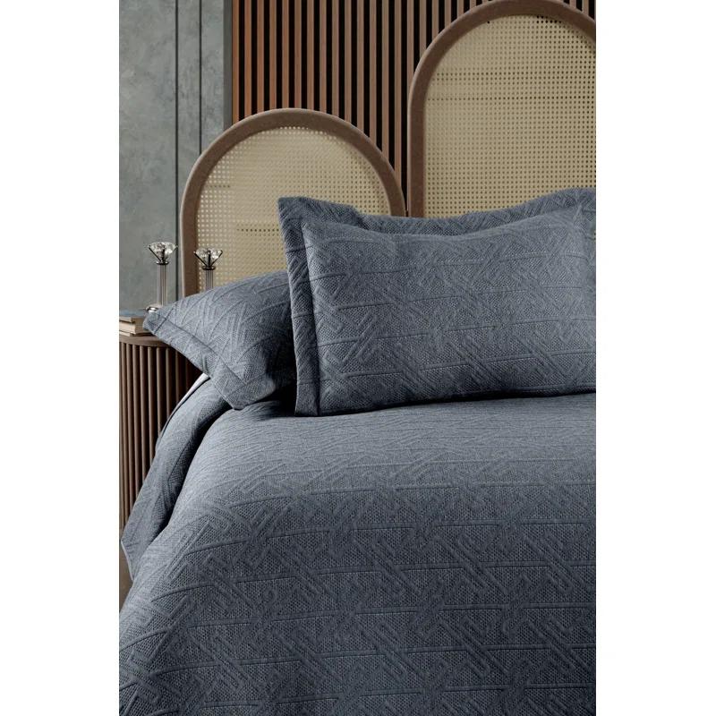 Ambesonne Flannel Mixed Coverlet Set (Set of 3)
