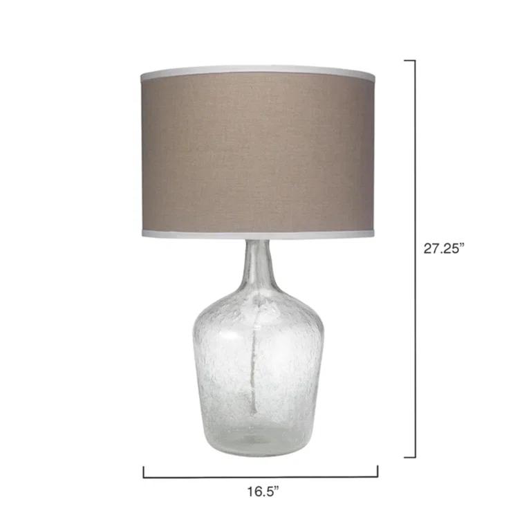 Plum Jar Glass Table Lamp