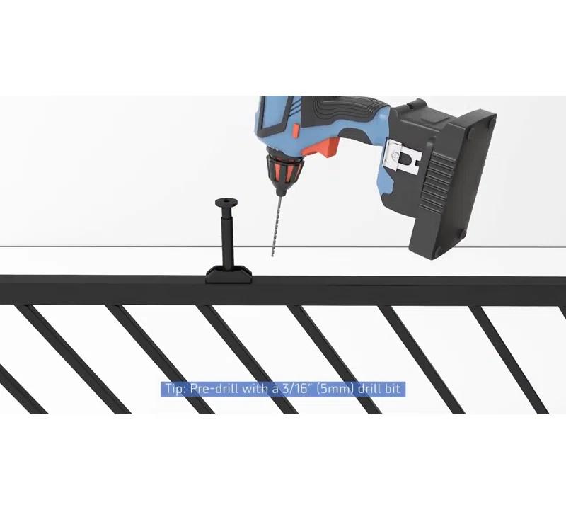 Fortress Building Products Inspire Railing 2.5-in x 2.5-in Aluminum Post Cap