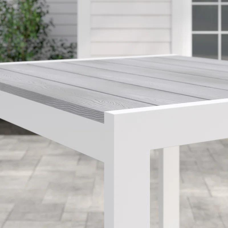 Modway Maine Aluminum Outdoor Patio Bar Table & Reviews | Wayfair
