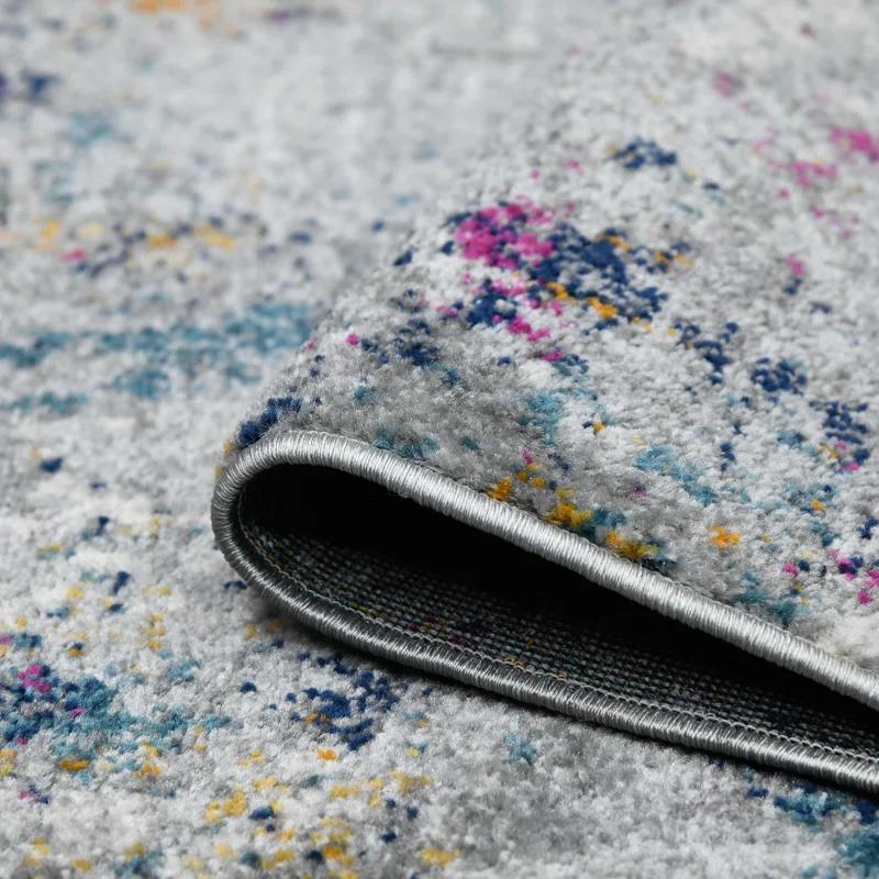 AMER Rugs Hannah Abstract Transitional Durable Performance Multicolor Area Rug