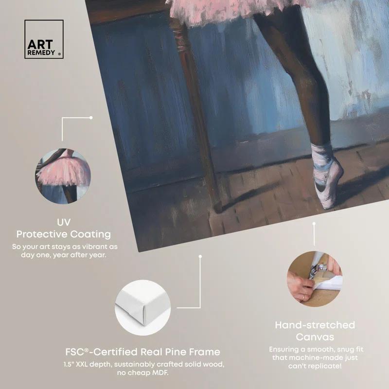 Art Remedy Black-Pink Beauty I Canvas Vintage Portraits by Art Remedy