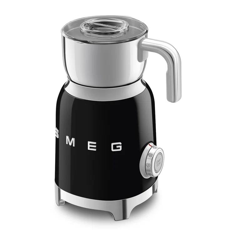 SMEG Black Retro Milk Frother