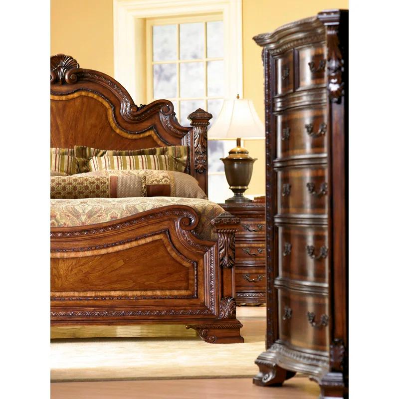 A.R.T. Old World Solid Wood Standard Bed