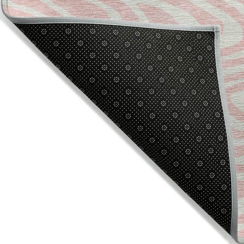 Machine Washable Indoor/Outdoor Chayden ACN1020 Pink 8' x 10' Rug
